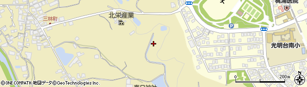大阪府和泉市三林町1382周辺の地図