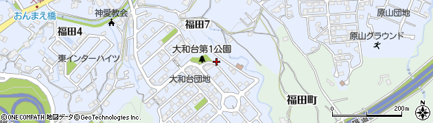 大和台第一公園周辺の地図