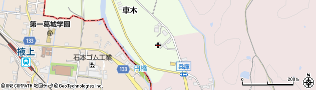奈良県高市郡高取町車木355-8周辺の地図