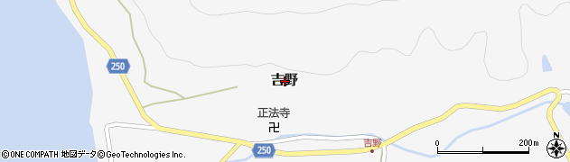 香川県小豆郡小豆島町吉野周辺の地図