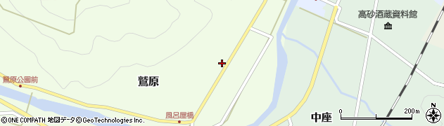 円応教鷲原教会周辺の地図