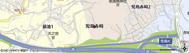 岡山県倉敷市児島赤崎周辺の地図