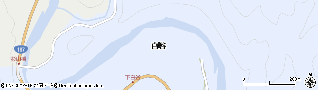 島根県鹿足郡吉賀町白谷周辺の地図