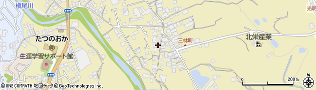 大阪府和泉市三林町390周辺の地図