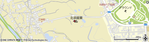 大阪府和泉市三林町549周辺の地図