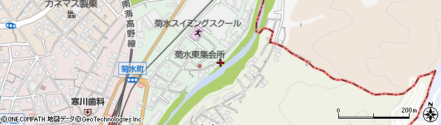大阪府河内長野市菊水町周辺の地図