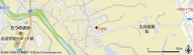 大阪府和泉市三林町378周辺の地図