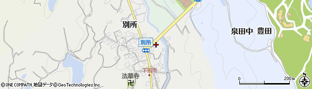 大阪府堺市南区別所240周辺の地図