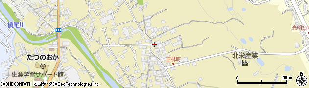大阪府和泉市三林町240周辺の地図