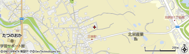 大阪府和泉市三林町246周辺の地図