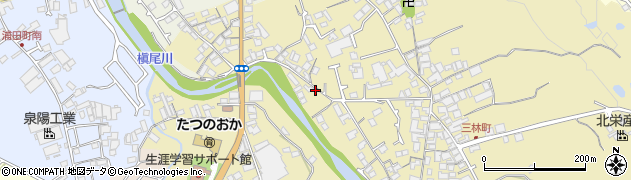 大阪府和泉市三林町46周辺の地図
