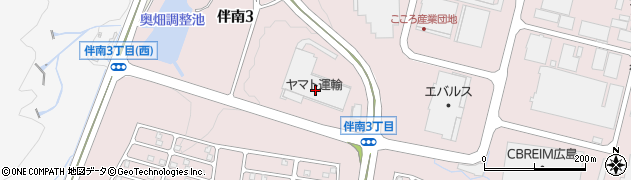 ヤマト運輸株式会社　クロネコヤマトの宅急便・広島サービスセンター周辺の地図