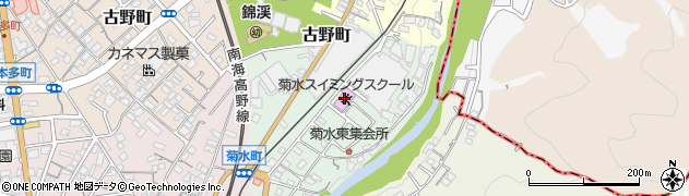菊水スイミングスクール周辺の地図