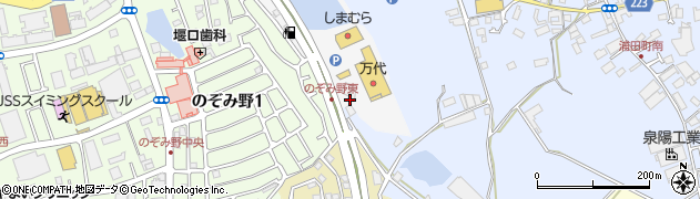 大阪府和泉市万町1071周辺の地図