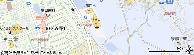 大阪府和泉市万町1053周辺の地図