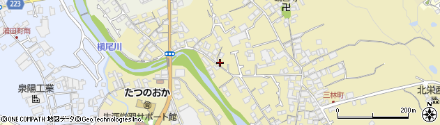 大阪府和泉市三林町44周辺の地図