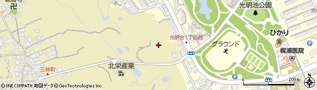 大阪府和泉市三林町466周辺の地図