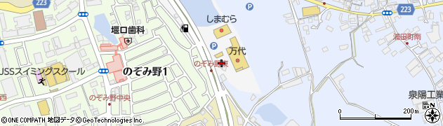 大阪府和泉市万町1073周辺の地図