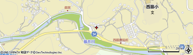 広島県尾道市西藤町1645周辺の地図