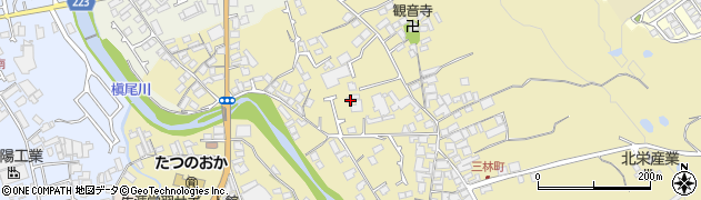 大阪府和泉市三林町170周辺の地図