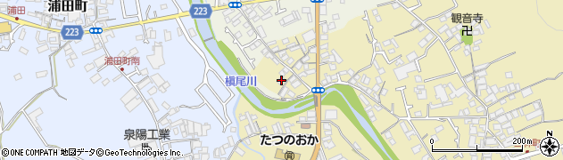大阪府和泉市三林町4周辺の地図