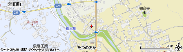 大阪府和泉市三林町11周辺の地図