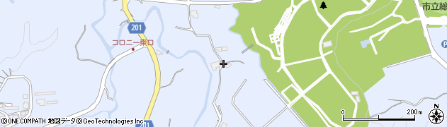 大阪府富田林市甘南備1225周辺の地図