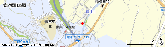 広島県尾道市美ノ郷町白江464周辺の地図