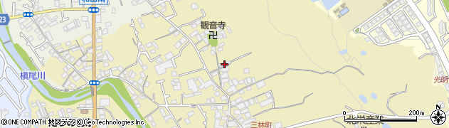 大阪府和泉市三林町147周辺の地図