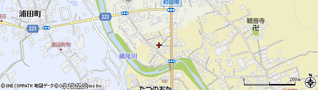 大阪府和泉市三林町14周辺の地図
