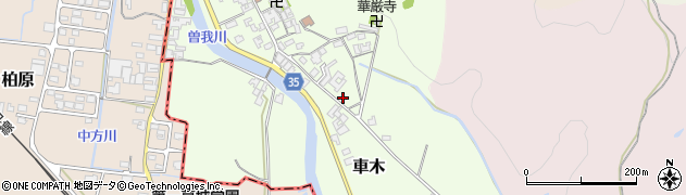 奈良県高市郡高取町車木329-2周辺の地図