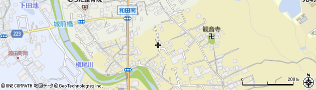 大阪府和泉市三林町53周辺の地図