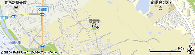 大阪府和泉市三林町1385周辺の地図