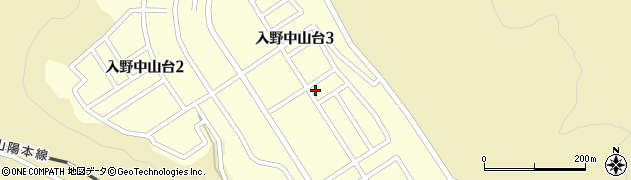 広島県東広島市入野中山台周辺の地図