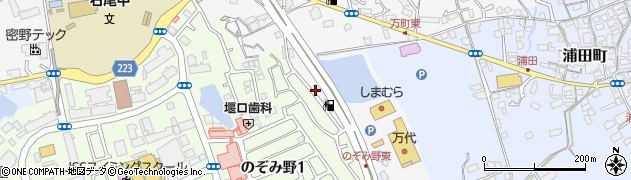 大阪府和泉市万町1035周辺の地図