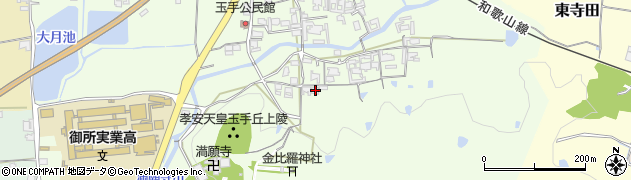 奈良県御所市玉手498周辺の地図