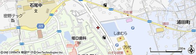 大阪府和泉市万町1041周辺の地図
