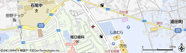 大阪府和泉市万町1033周辺の地図