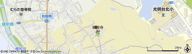 大阪府和泉市三林町134周辺の地図