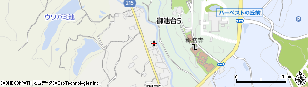 大阪府堺市南区別所192周辺の地図