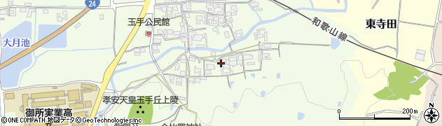奈良県御所市玉手481周辺の地図