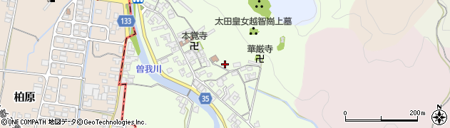 奈良県高市郡高取町車木周辺の地図
