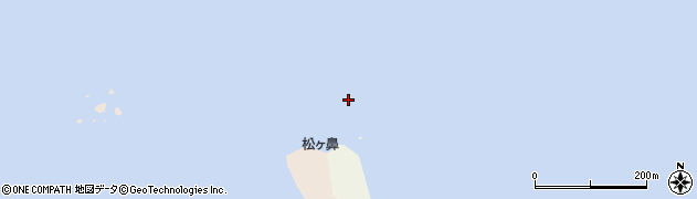 松ケ鼻周辺の地図