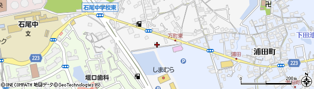 大阪府和泉市万町60周辺の地図