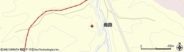 奈良県桜井市鹿路530周辺の地図