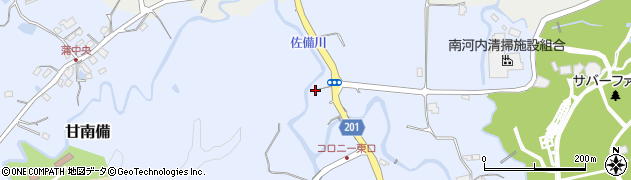大阪府富田林市甘南備1325周辺の地図