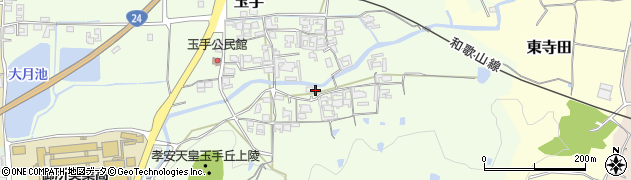 奈良県御所市玉手464周辺の地図