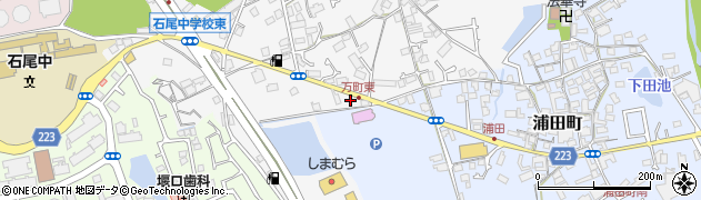 大阪府和泉市万町62周辺の地図
