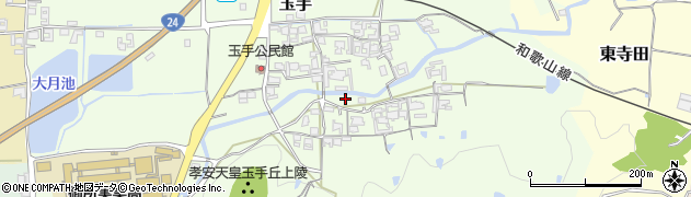 奈良県御所市玉手463周辺の地図