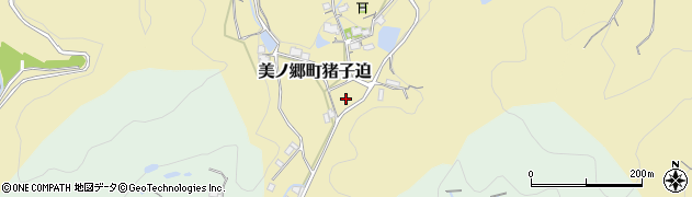 広島県尾道市美ノ郷町猪子迫周辺の地図